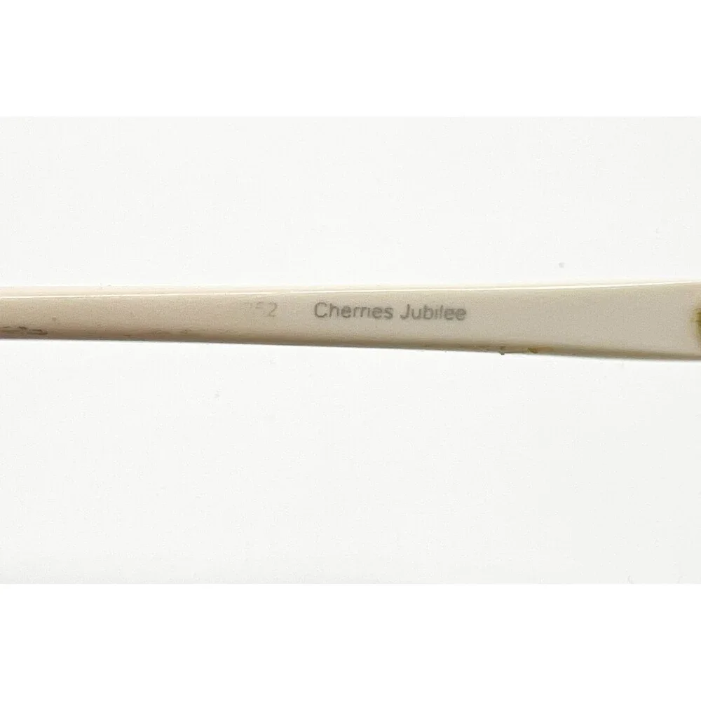 Oakley Cherries Jubilee Eyeglasses Womens Burgundy Cream Rectangular 49-16-130